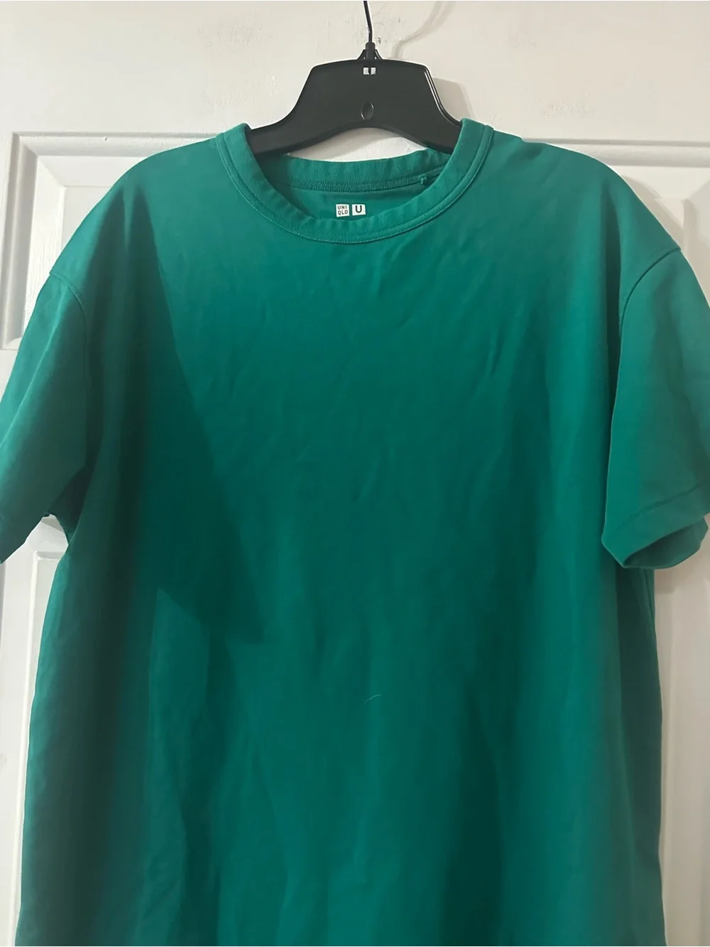 Uniqlo Teal Green‎ T-Shirt Dress Shirt Size small.